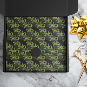 Black Light Neon Glow Xmas Candle and Ornaments Tissue Paper