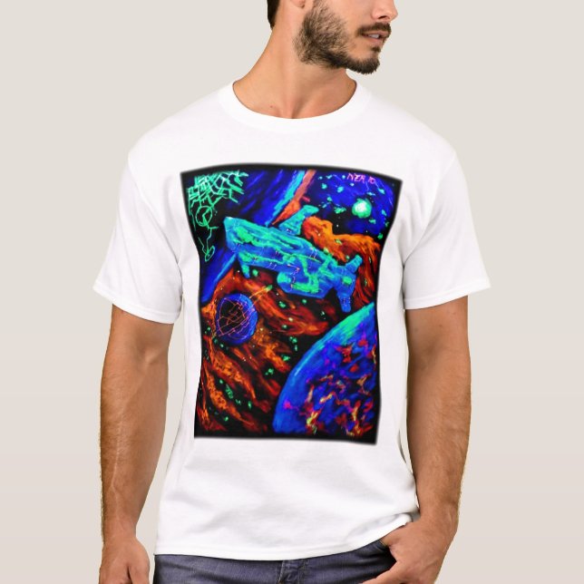 Black Light Painting 3 T-Shirt (Front)