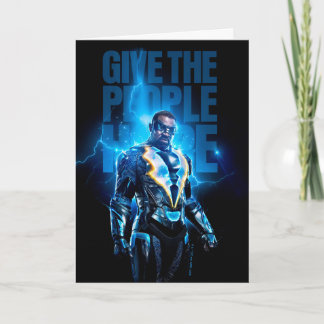 Black Lightning - Give The People Hope Card