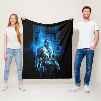 Black Lightning - Give The People Hope Fleece Blanket