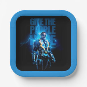 Black Lightning - Give The People Hope Paper Plate