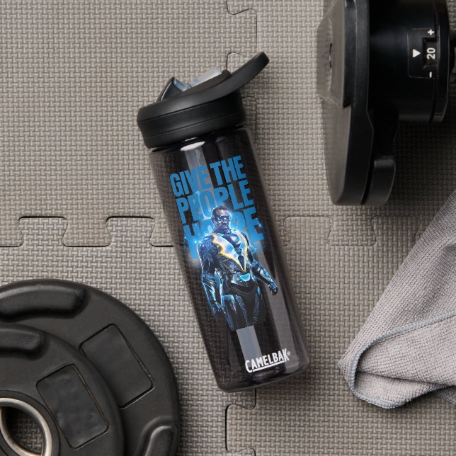 Black Lightning - Give The People Hope Water Bottle (Gym)