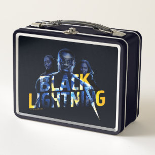 Black Lightning Heroes Graphic Metal Lunch Box
