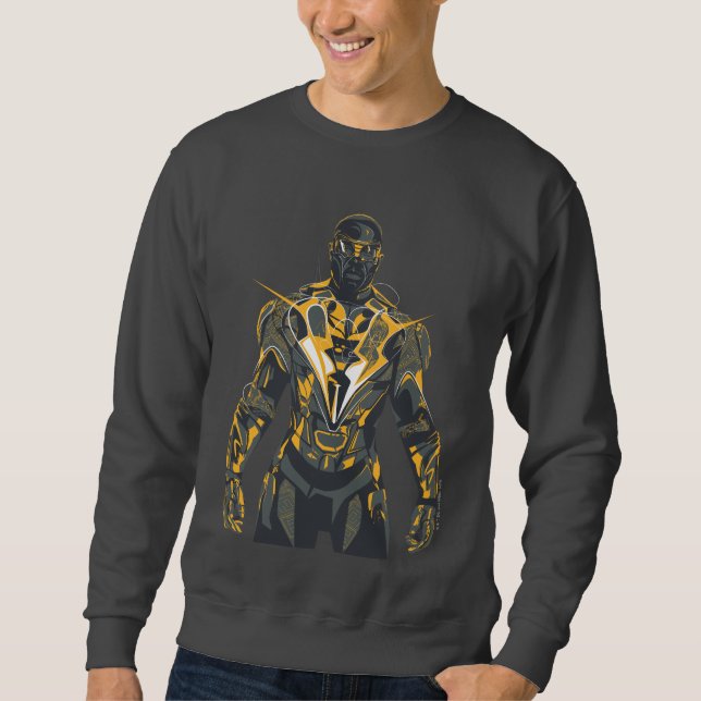 Black Lightning Illustration Sweatshirt (Front)
