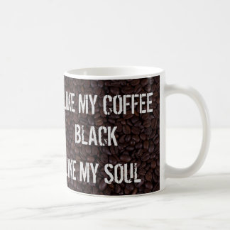 Black Like My Soul Coffee Mug