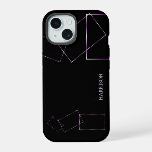Black Lilac Personalised Phone Case
