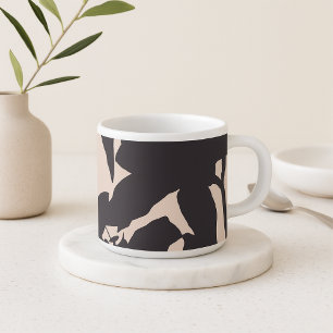 Black Lily Silhouette Espresso Cup