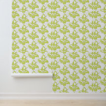 Black Lime Bold Floral Pattern