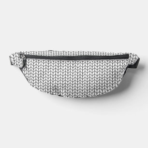 BLACK LINE KNIT Fanny Pack