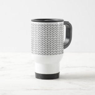 BLACK LINE KNIT Travel Mug