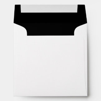 Black Lined Square Envelopes