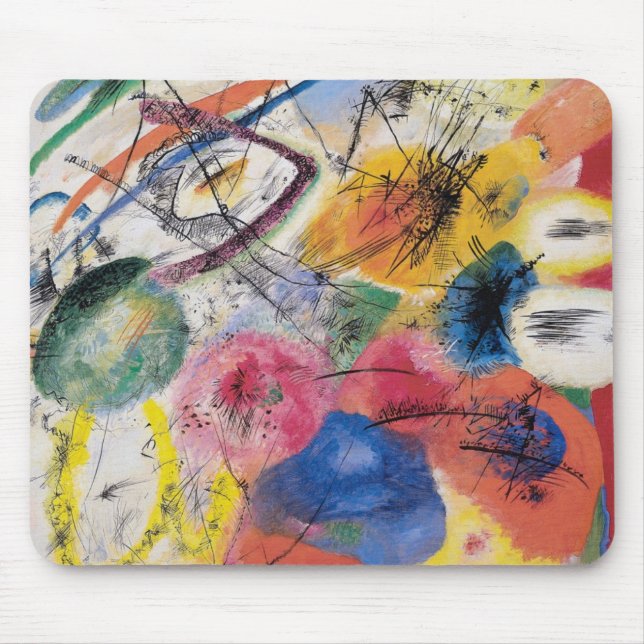 Black Lines Mouse Mat (Front)