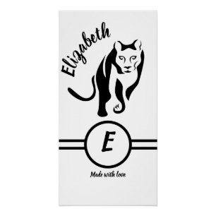 Black Lioness Queen of the Hunt Poster