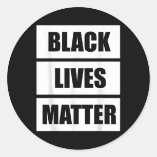Black Lives - Awareness Protest Social Justice Classic Round Sticker