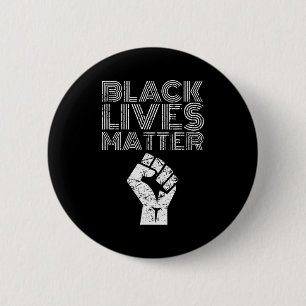 Black Lives Blm Human Rights Black History Month  6 Cm Round Badge