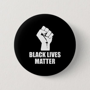 Black Lives Blm Human Rights Black History Month 6 Cm Round Badge