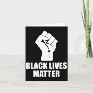 Black Lives Blm Human Rights Black History Month  Card