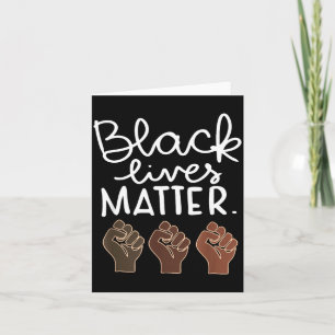 Black Lives Blm Human Rights Black History Month  Card
