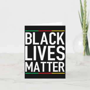 Black Lives Blm Human Rights Black History Month  Card