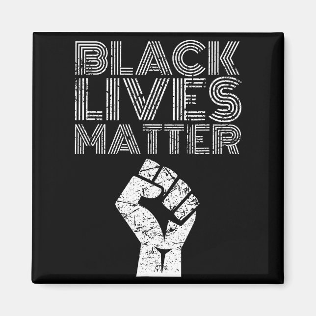 Black Lives Blm Human Rights Black History Month  Magnet (Front)
