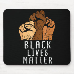 Black Lives Blm Human Rights Black History Month Mouse Mat