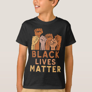 Black Lives Blm Human Rights Black History Month T-Shirt