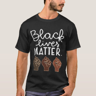 Black Lives Blm Human Rights Black History Month T-Shirt