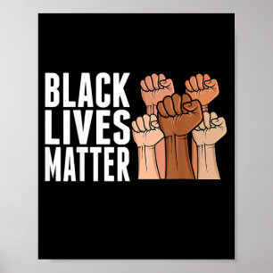 Black Lives Fist Poster