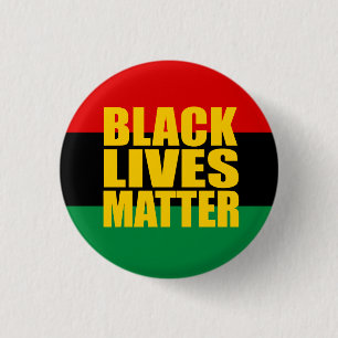 "BLACK LIVES MATTER" 1.25-inch 3 Cm Round Badge