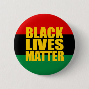"BLACK LIVES MATTER" 2.25-inch 6 Cm Round Badge