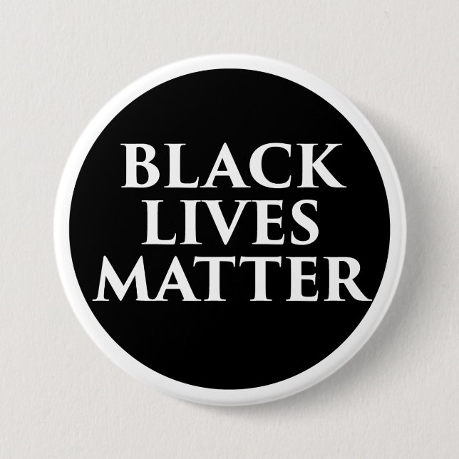 Black Lives Matter 7.5 Cm Round Badge (Front)