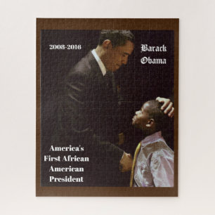 BLACK LIVES MATTER  BARACK OBAMA   JIGSAW PUZZLE