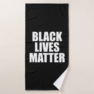 Black Lives Matter Bath Towel