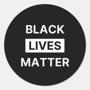 Black Lives Matter, Black History BLM Gift Classic Round Sticker