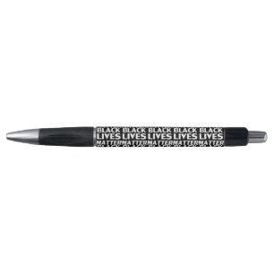 Black Lives Matter black white typography pattern