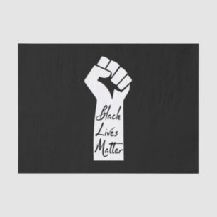 Black Lives Matter Black Woman Tissue Paper
