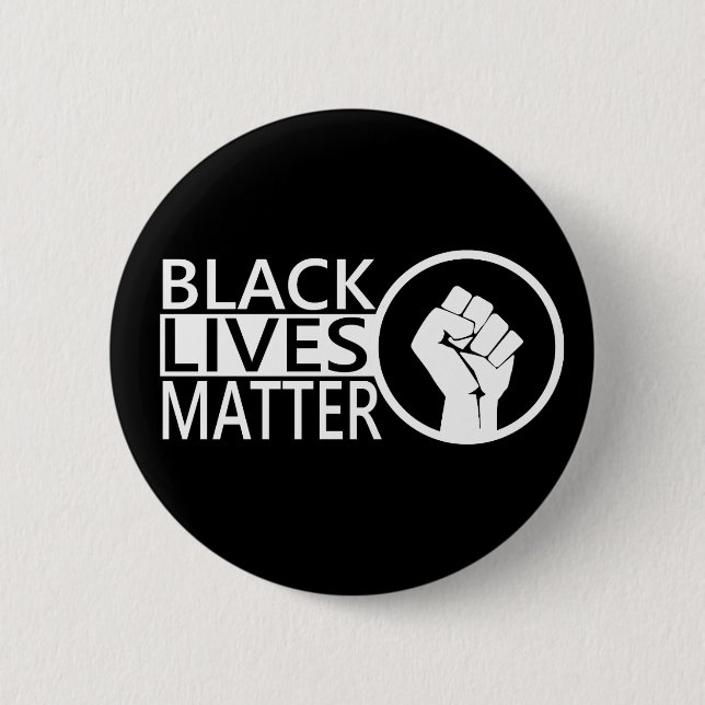 Black Lives Matter #blacklivesmatter Protest 6 Cm Round Badge (Front)