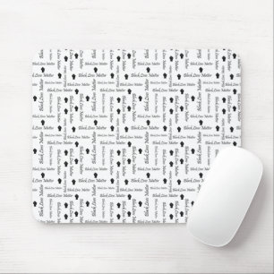 Black Lives Matter BLM African American Protest Mouse Mat