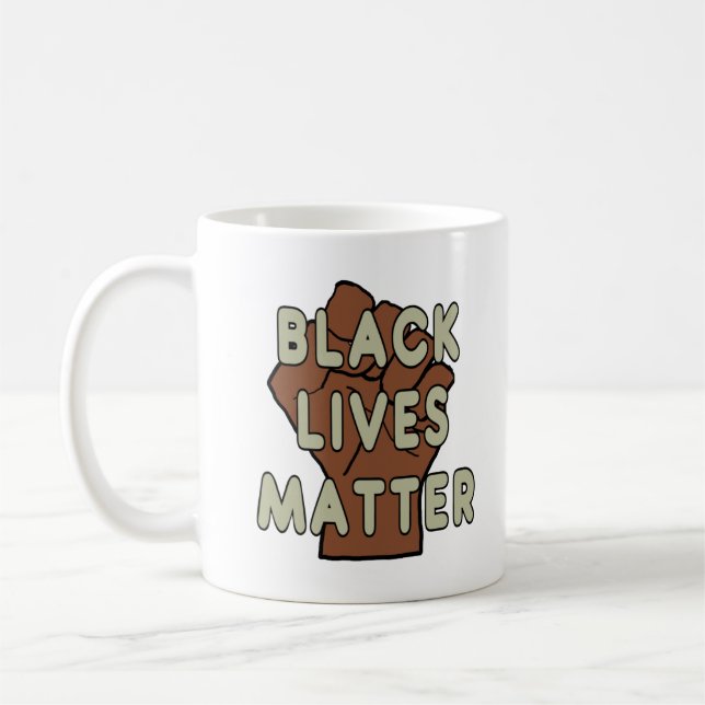 Black Lives Matter BLM Coffee Mug (Left)