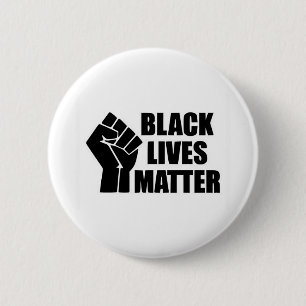 Black Lives Matter - BLM Logo 6 Cm Round Badge