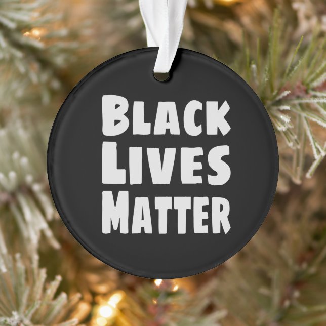 Black Lives Matter BLM Ornament (Tree)