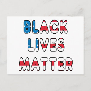 Black Lives Matter BLM Postcard