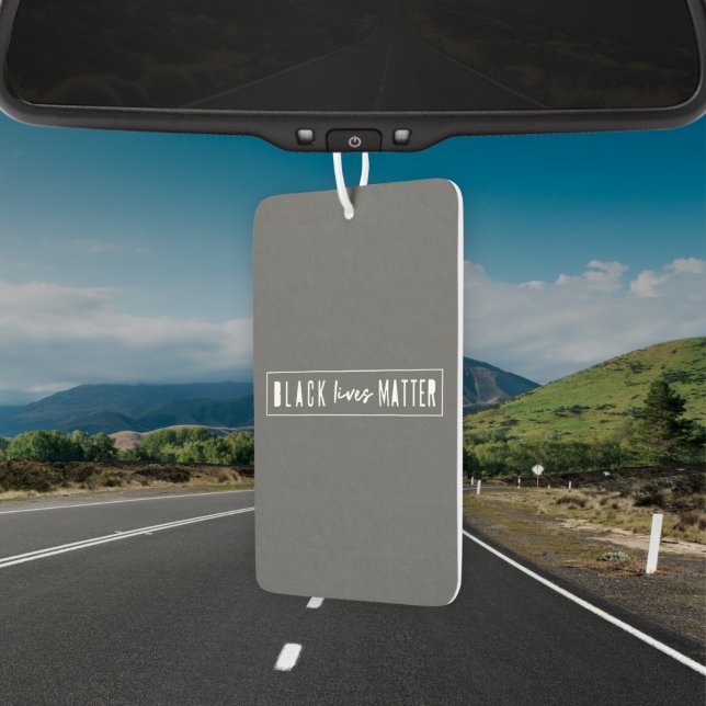 Black Lives Matter | BLM Race Equality Modern Car Air Freshener (Creator Uploaded)