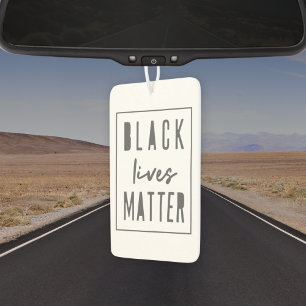 Black Lives Matter BLM Race Equality Modern Car Air Freshener