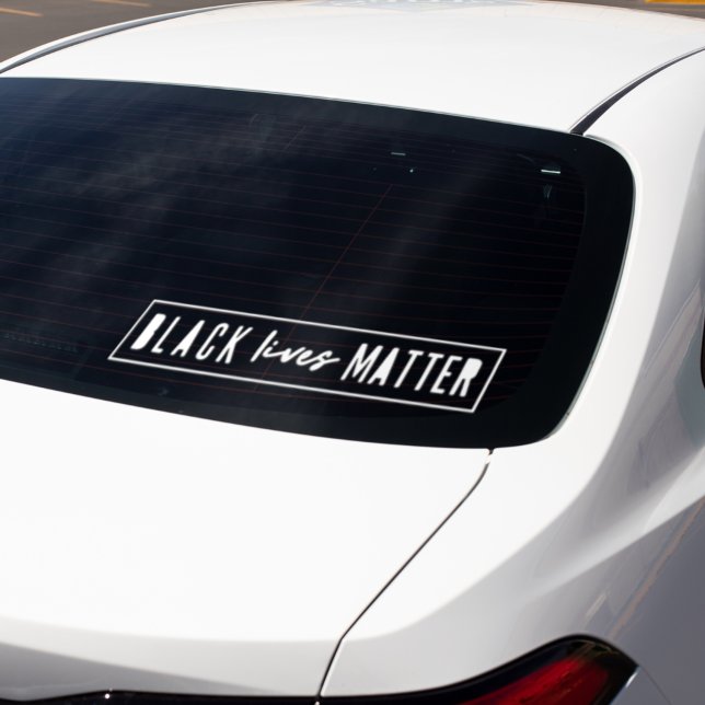 Black Lives Matter | BLM Race Equality Modern Car Window Cling (Creator Uploaded)