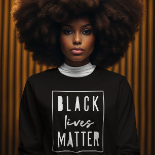 Black Lives Matter   BLM Race Equality Modern Sweatshirt