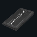 Black Lives Matter | BLM Race Equality Modern Trifold Wallet<br><div class="desc">A simple,  stylish “Black lives matter” quote art design with contemporary urban typography and a simple bold border. Our minimalist,  modern,  monochrome black and white design is inspired by the BLM movement to help raise awareness for racism and race equality.</div>