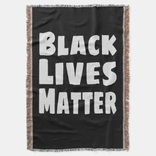 Black Lives Matter BLM Throw Blanket