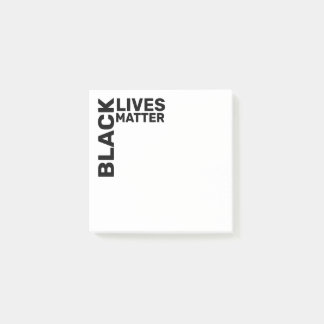 Black Lives Matter BLM Typography 3x3 Post-it Notes
