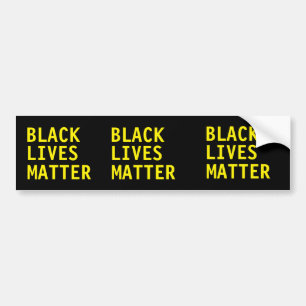 Black Lives Matter Bumper Sticker